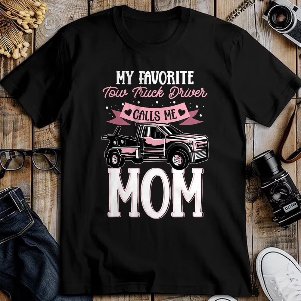 Best Truck Driver Life Shirt, Funny Trucker UnisexT-Shirt/Hoodie/Sweatshirt HLT00 - Mother Women Wrecker Tow Truck Driver Calls Me Mom T-Shirt