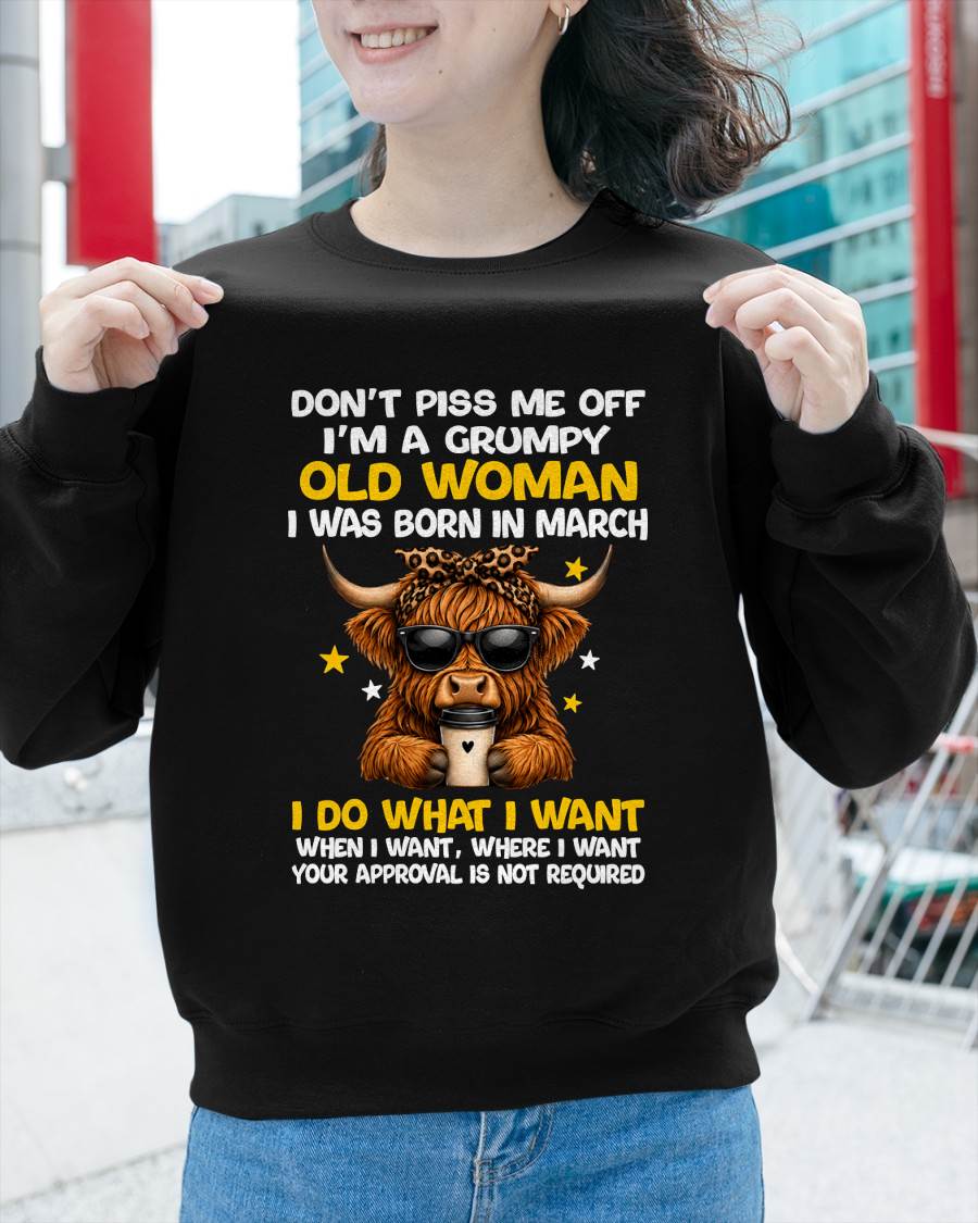 MARCH BORN WOMAN FUNNY SHIRT - FOR WOMEN - TLEE03 (SKU2607-217-03)