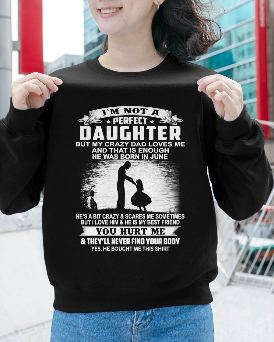 DAD BORN IN JUNE AND DAUGHTER BEST FRIENDS - FROM DAD - TLEE06 (SKU2605-166-06)