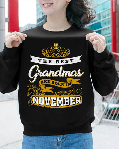 NOVEMBER GRANDMAS ARE THE BEST - FOR WOMEN - TLEE11 (SKU2605-238-11)