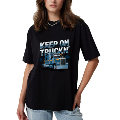 Best Truck Driver Life Shirt, Funny Trucker UnisexT-Shirt/Hoodie/Sweatshirt HLT00 - Long Haul Truck Driver Vehicle Truck Driving Trucker T-Shirt