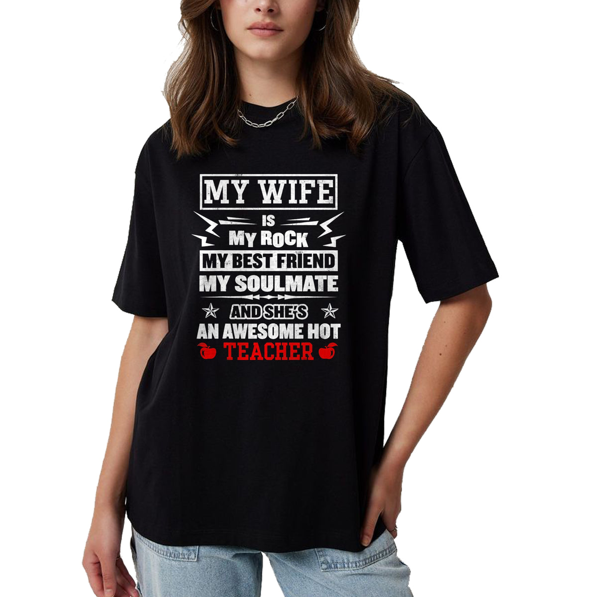 Best Wife Shirt, Wife and Husband Unisex T-Shirt/Hoodie/Sweatshirt HLT00 - Mens My Wife Is My Best Friend Awesome Hot Teacher Funny Husband T-Shirt