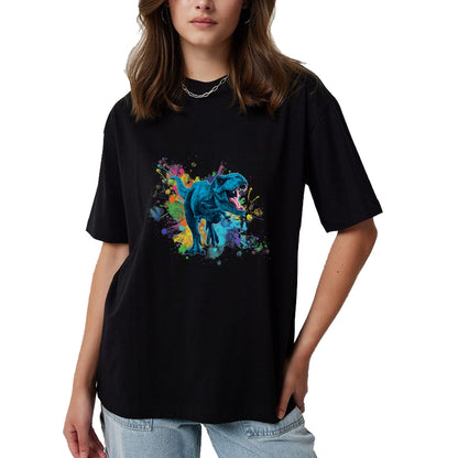 Best Dinosaur Lover Shirt, Funny Dinosaur UnisexT-Shirt/Hoodie/Sweatshirt HLT00 - Colorful Retro T Rex Dinosaur Gear for Men, Women & Kids T-Shirt