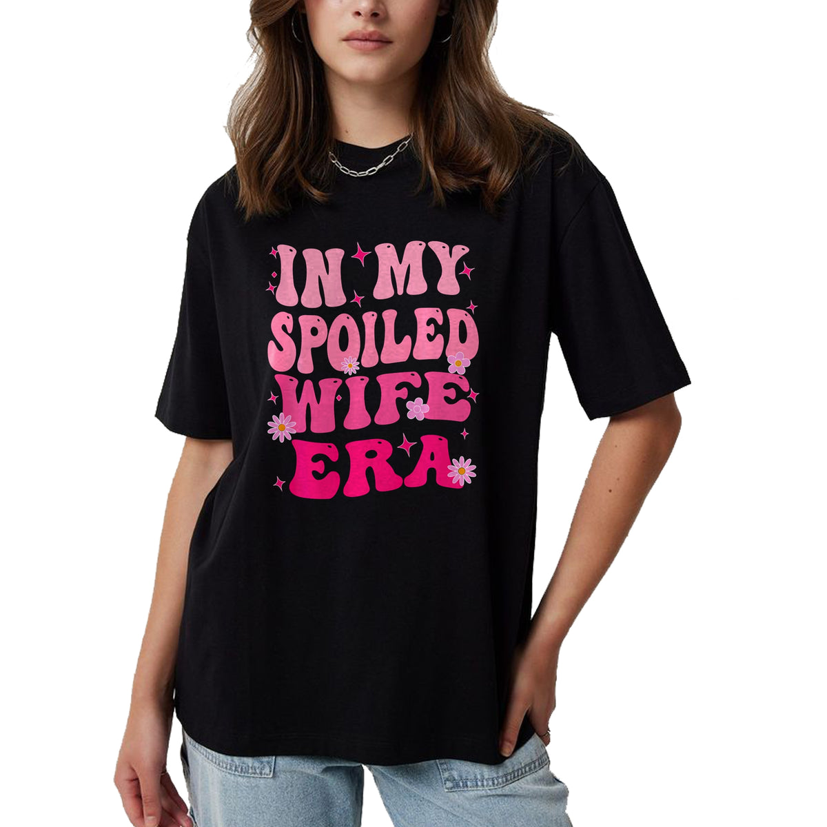 Best Wife Shirt, Wife and Husband Unisex T-Shirt/Hoodie/Sweatshirt HLT00 - Gift for wife T shirt, spoiled wife   In My Spoiled Wife Era Sweatshirt (3)