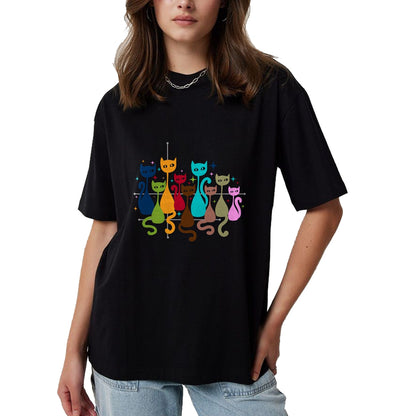 Cat Love Shirt, Funny Cat Lover Gift UnisexT-Shirt/Hoodie/Sweatshirt HLT00 - Classic Art Kitten Lover Vintage Artwork Cute Cat T-Shirt