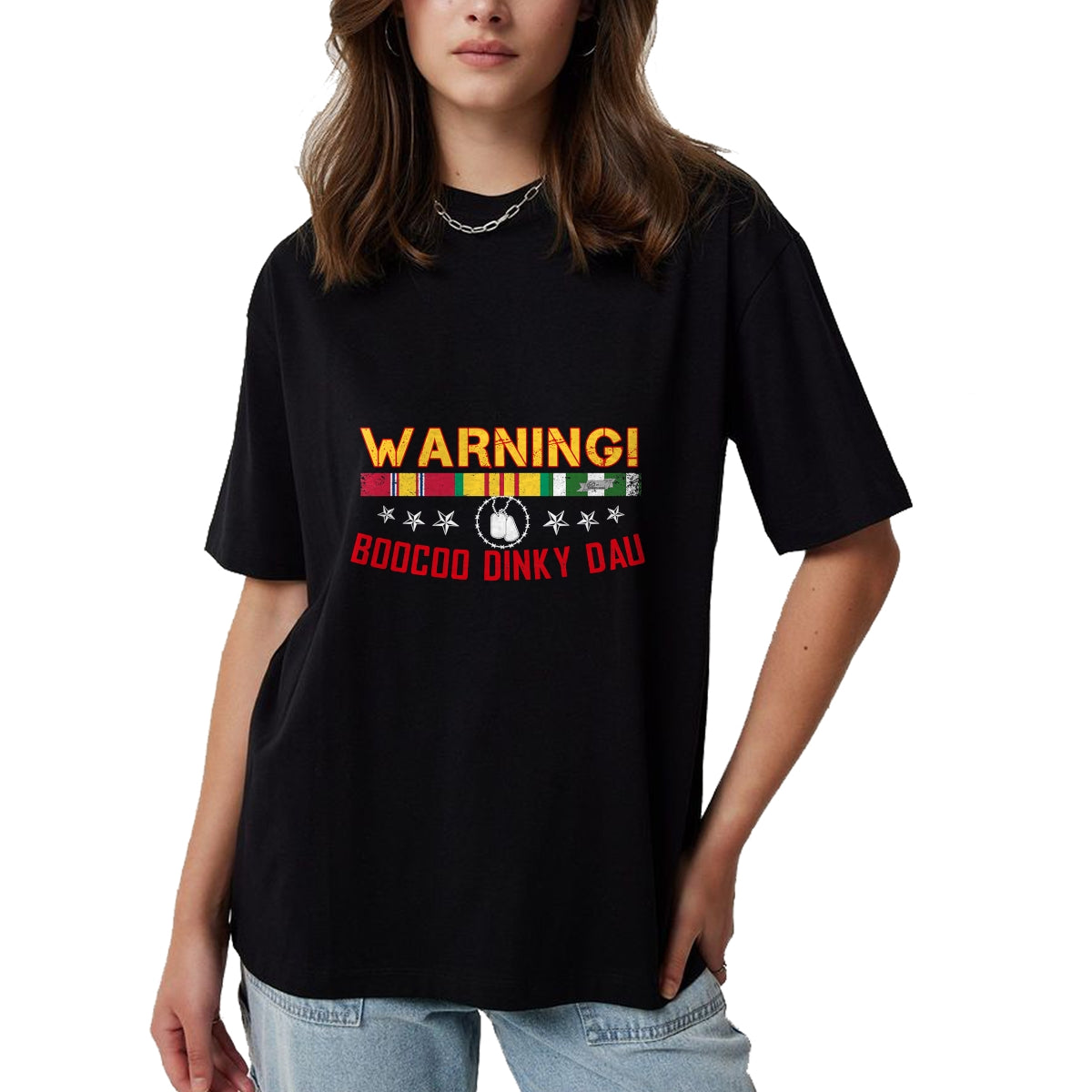 Proud Veteran Shirt, Funny Veteran UnisexT-Shirt/Hoodie/Sweatshirt HLT00 - Vietnam Veteran Shirt Boocoo Dinky Dau Tee T-Shirt