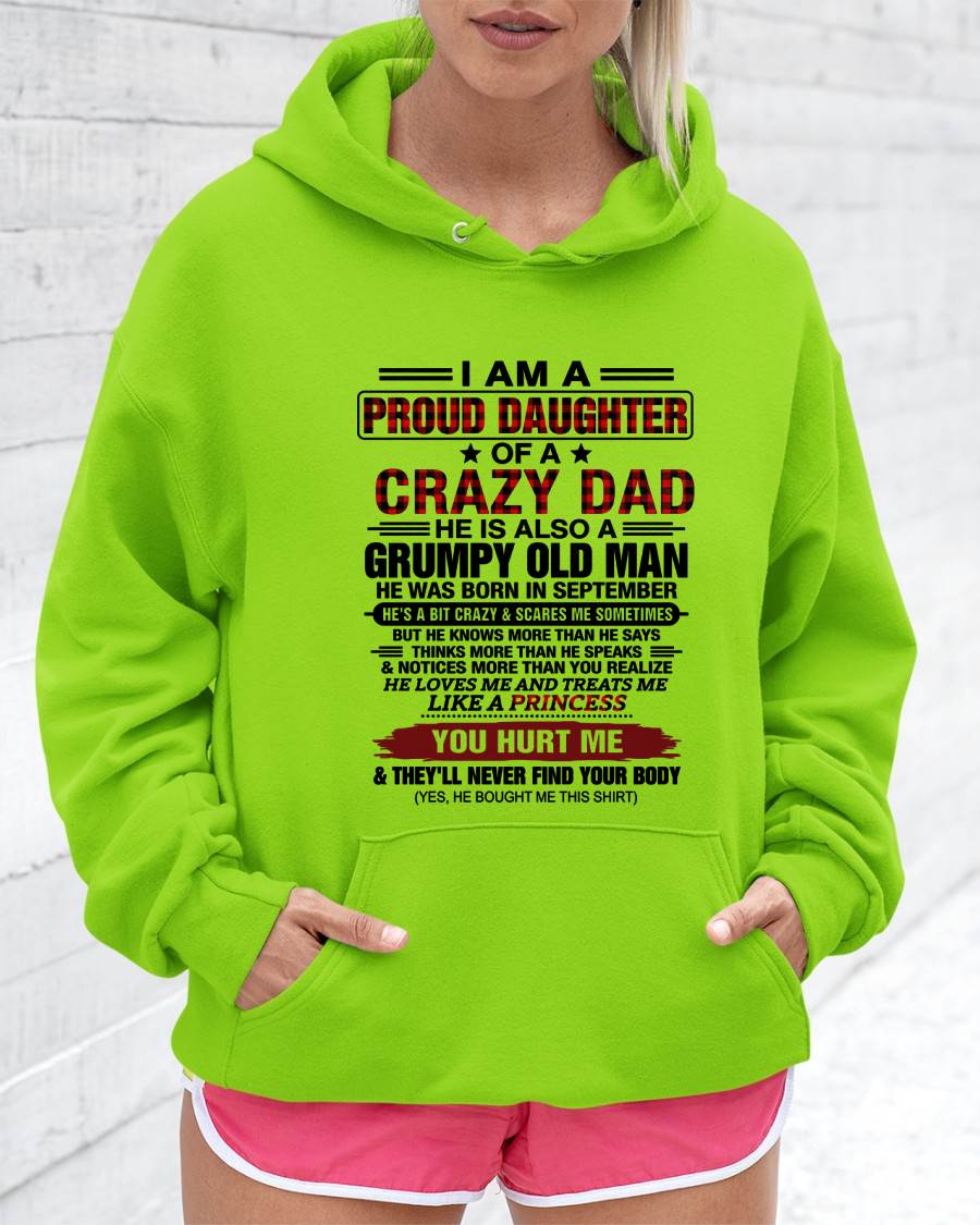 SEPTEMBER - BEST DAD BEST DAUGHTER SHIRT - FROM DAD - TLEE09 (SKU2608-27-09)