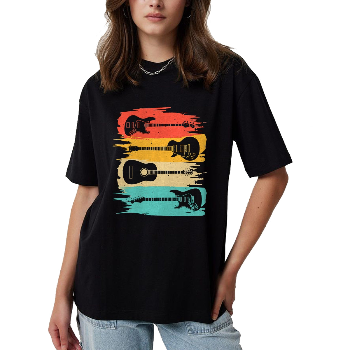Guitar Lover Shirt, Funny Guitar UnisexT-Shirt/Hoodie/Sweatshirt HLT00 - Vintage Guitar Gift for Men Women Music Band Guitarist Stuff T-Shirt