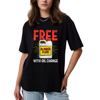 Best Mechanic Life Shirt, Funny Mechanic UnisexT-Shirt/Hoodie/Sweatshirt HLT00 - Free Blinker Fluid With Oil Change Funny Auto Mechanic T-Shirt