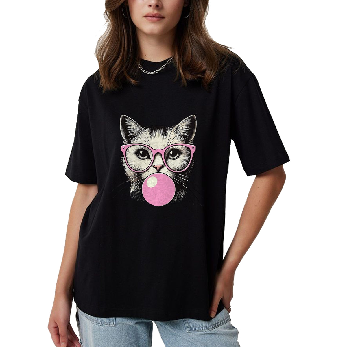 Cat Love Shirt, Funny Cat Lover Gift UnisexT-Shirt/Hoodie/Sweatshirt HLT00 - Cute Cat Shirt for Women Funny Cat Lovers T-Shirt, Men, Black, 3X-Large