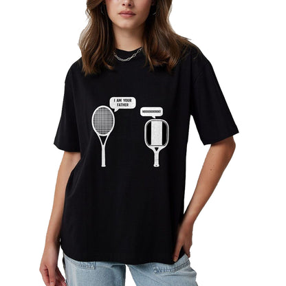 Funny Pickleball Shirt, Pickleball Lover Unisex T-Shirt/Hoodie/Sweatshirt HLT00 - I Am Your Father Funny Pickleball Tennis Racket T-Shirt