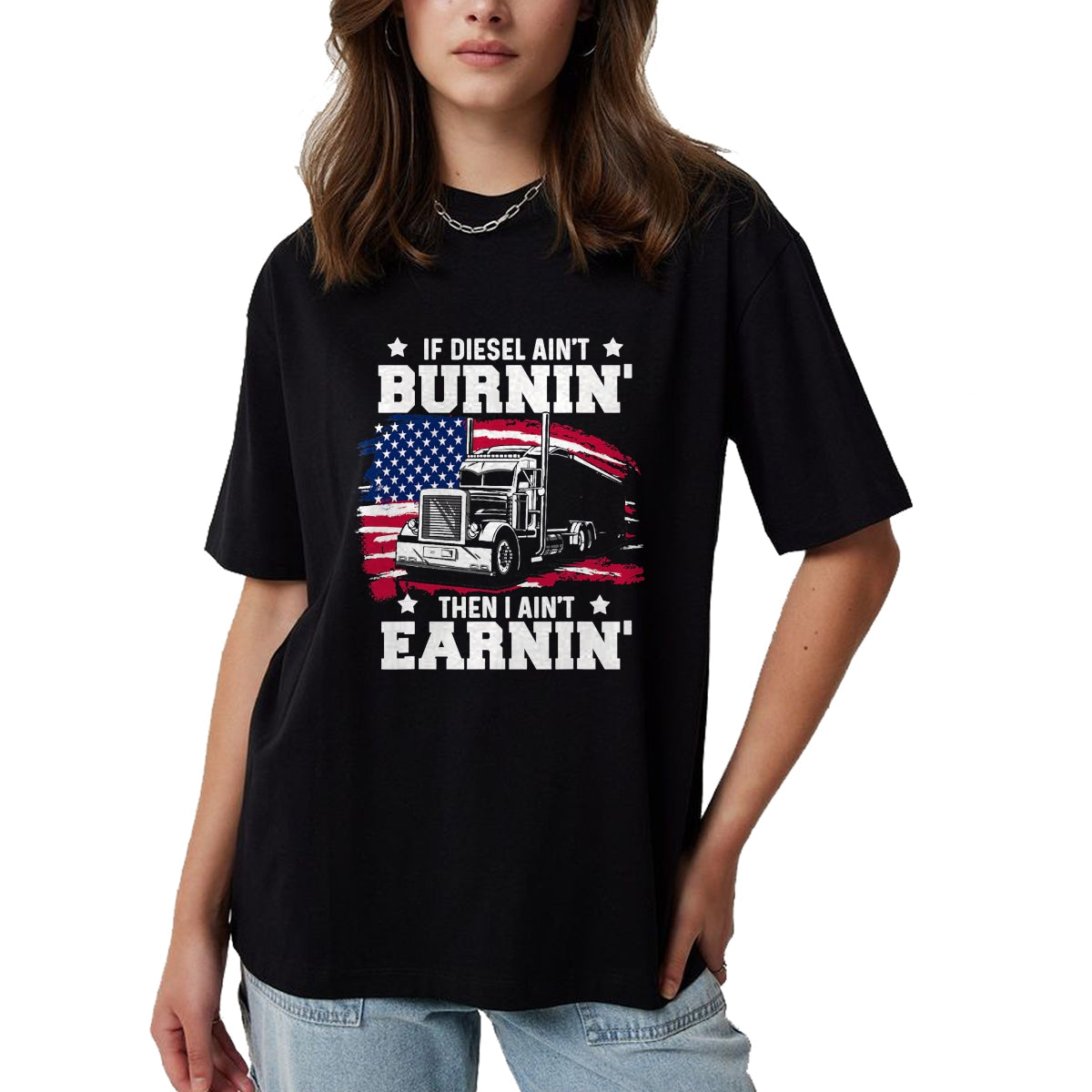 Best Truck Driver Life Shirt, Funny Trucker UnisexT-Shirt/Hoodie/Sweatshirt HLT00 - Funny Trucker Gifts Men Husband Semi Trailer Truck Driver T-Shirt (5)