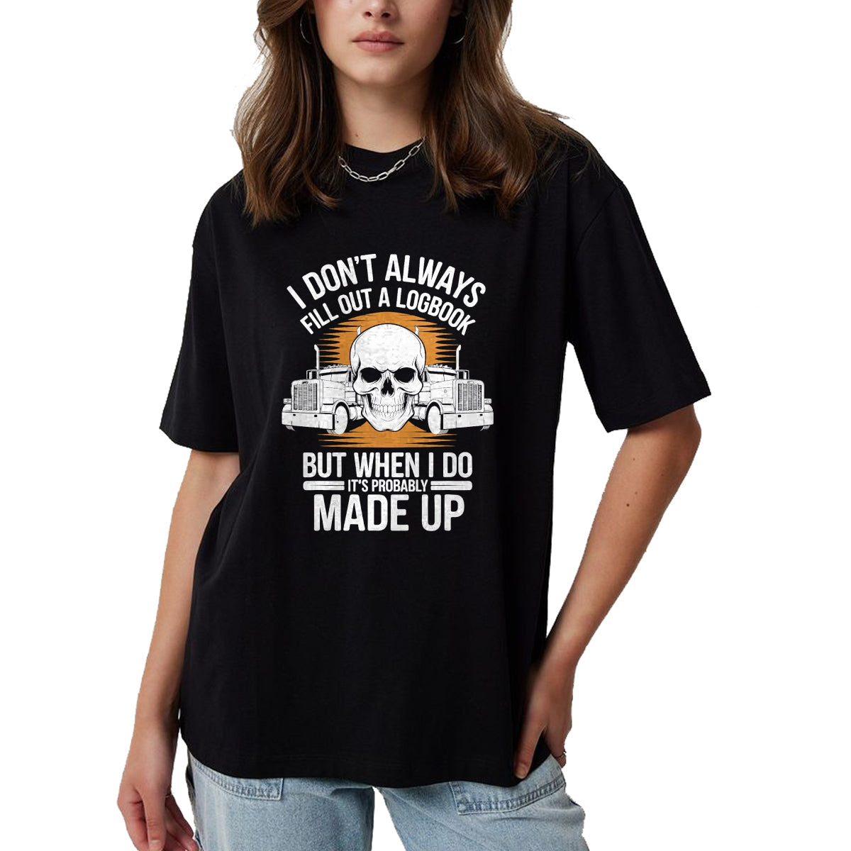 Best Truck Driver Life Shirt, Funny Trucker UnisexT-Shirt/Hoodie/Sweatshirt HLT00 - Best Truck Driver Art for Men Dad Women Trucking CDL Trucker T-Shirt (7)