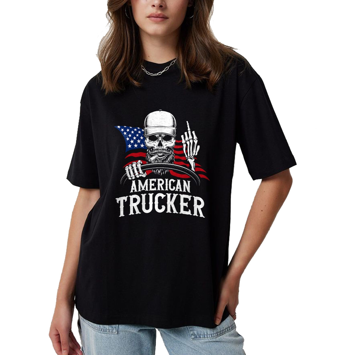 Best Truck Driver Life Shirt, Funny Trucker UnisexT-Shirt/Hoodie/Sweatshirt HLT00 - American Trucker for Patriotic Truck Driver T-Shirt