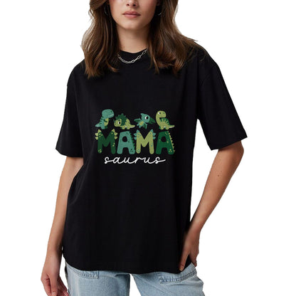 Best Dinosaur Lover Shirt, Funny Dinosaur UnisexT-Shirt/Hoodie/Sweatshirt HLT00 - Mama Saurus Mom Dinosaur Three Rex Birthday Boy Girl Family T-Shirt (2)