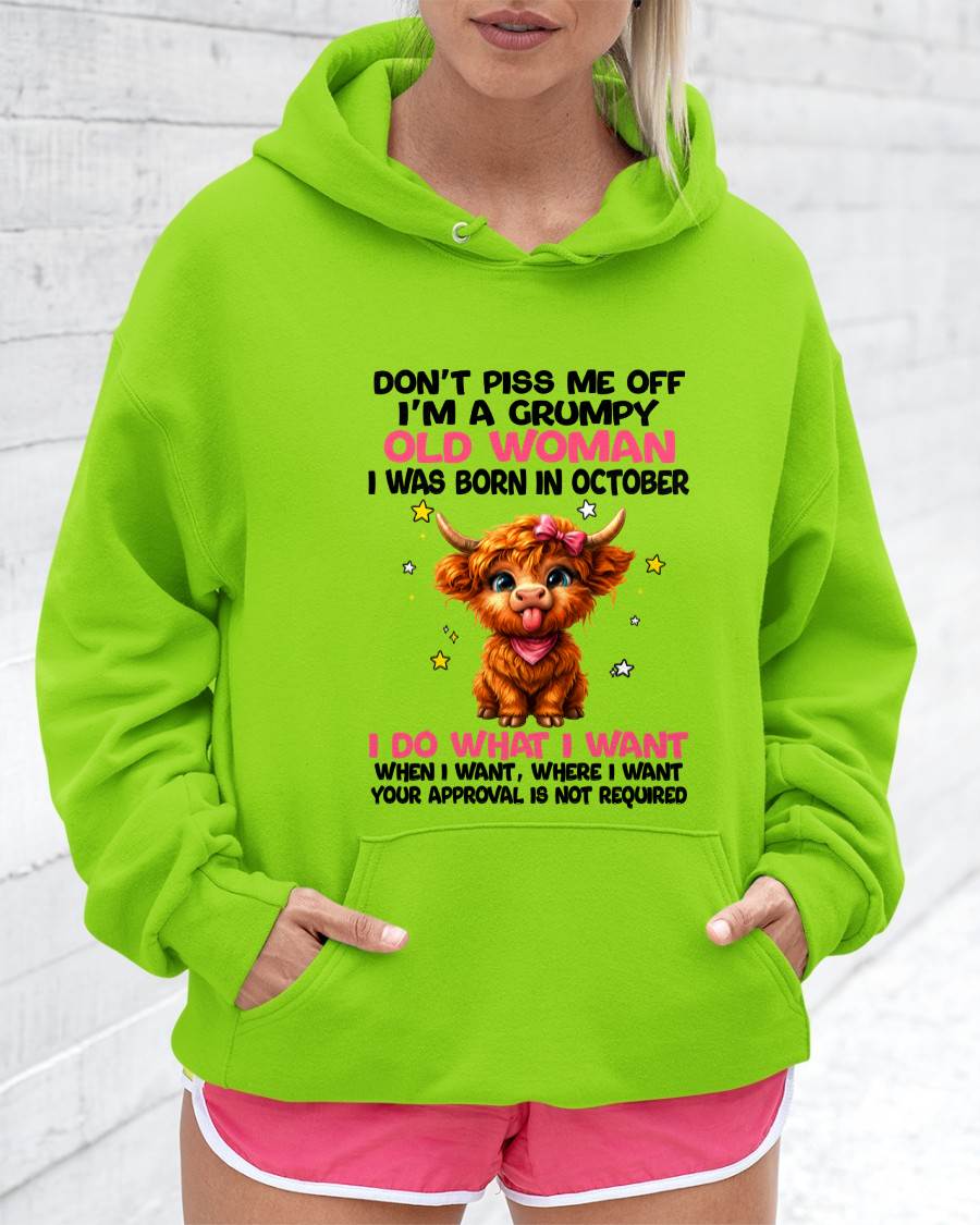 OCTOBER GRUMPY LADY SHIRT - FOR WOMEN - TLEE10 (SKU2607-215-10)