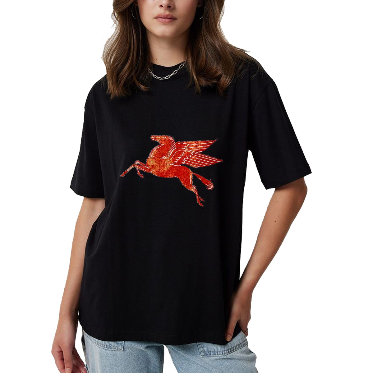 Best Horse Lover Shirt , Funny Horse UnisexT-Shirt/Hoodie/Sweatshirt HLT00 - Pegasus T-Shirt, Men, Black, 3X-Large