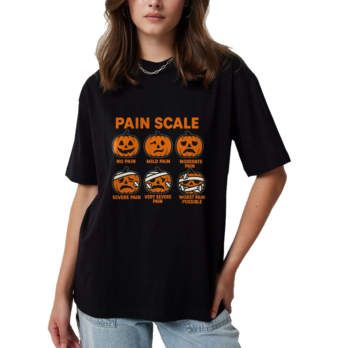Best Doctor Shirt, Funny Doctor UnisexT-Shirt/Hoodie/Sweatshirt HLT00 - Funny Nurse Pain Scale Halloween Medical Staff ER Doctor T-Shirt