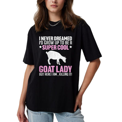 Best Farmer Life Shirt, Funny Farmer UnisexT-Shirt/Hoodie/Sweatshirt HLT00 - Cute Goat Art For Women Girls Kids Goat Lover Farm Whisperer T-Shirt