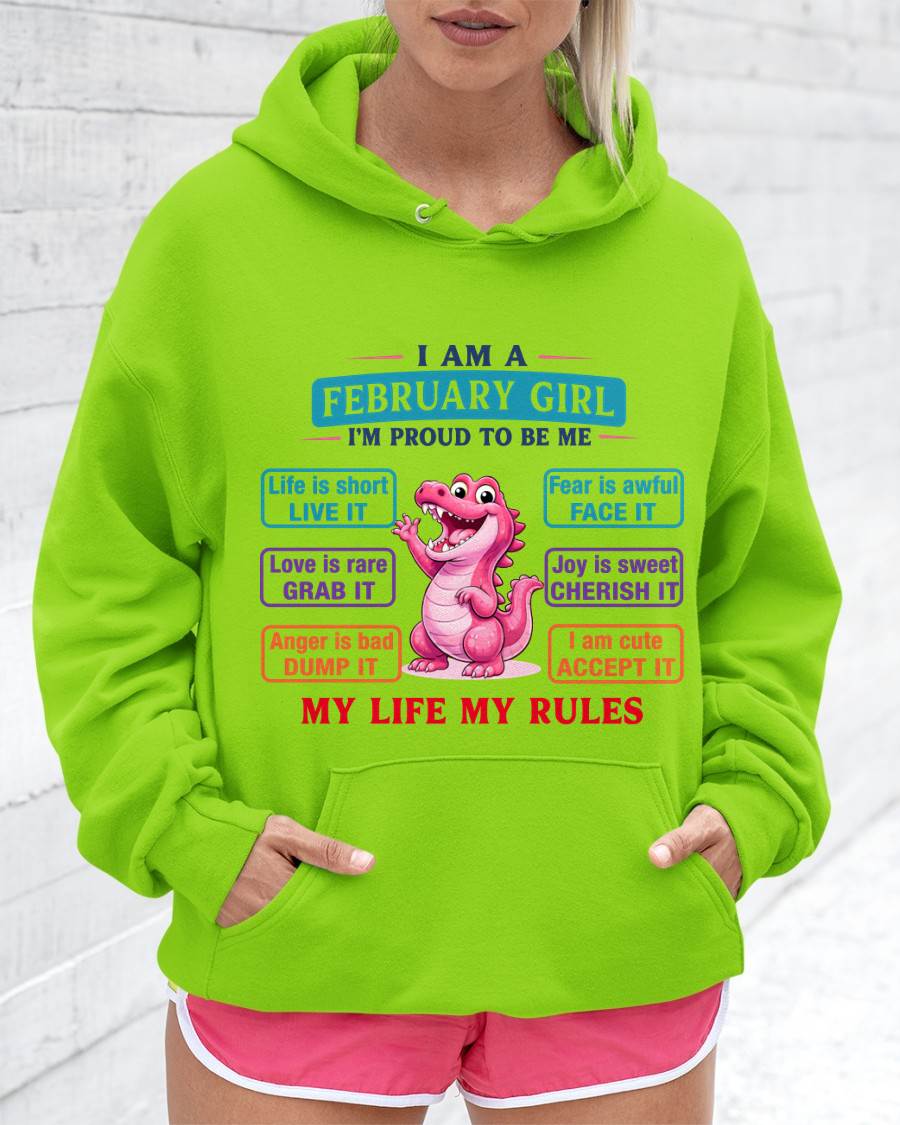 FEBRUARY GIRL – MY LIFE MY RULES - FOR WOMEN - TLEE02 (SKU2604-245-02)