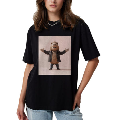 Cute Capybara Shirt, Funny Capybara Unisex T-Shirt/Hoodie/Sweatshirt HLT00 - Funny Graphic Capybara Long Sleeve T-Shirt (14)