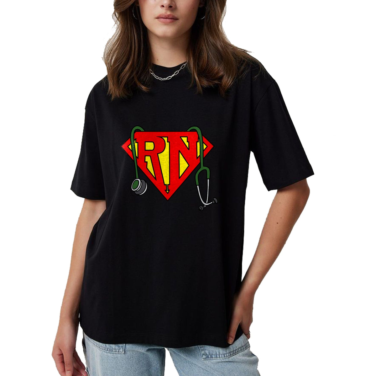 Funny Nurse Shirt, Nurse Unisex T-Shirt/Hoodie/Sweatshirt HLT00 - Super nurse Funny Superhero Nurse T-Shirt