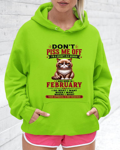 FEBRUARY – ZERO PATIENCE FUNNY CAT - FOR WOMEN - TLEE02 (SKU2608-291-02)