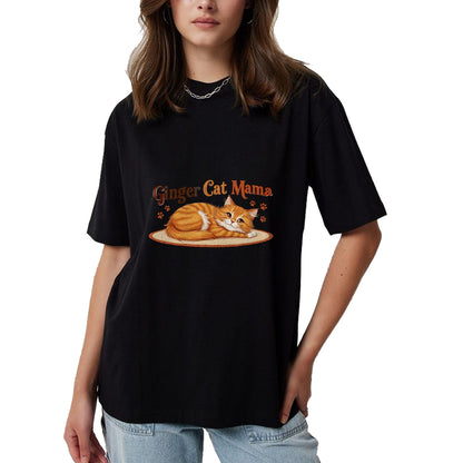 Cat Love Shirt, Funny Cat Lover Gift UnisexT-Shirt/Hoodie/Sweatshirt HLT00 - Ginger Cat Mama Ginger Mom lover Funny Gifts Cat Dad Cat Mom T-Shirt