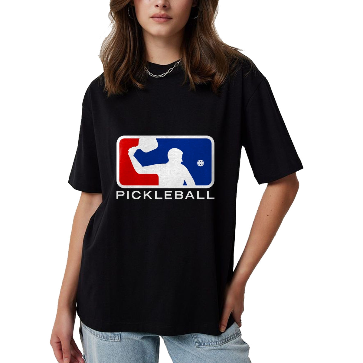Funny Pickleball Shirt, Pickleball Lover Unisex T-Shirt/Hoodie/Sweatshirt HLT00 - Pickleball Long Sleeve T-Shirt Major Leagues