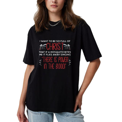 Christian Tee, Christian Faith Unisex T-Shirt/Hoodie/Sweatshirt HLT00 - Christian Mosquito Joke Funny Religious Christ Follower T-Shirt Jesus T-Shirt (Copy)