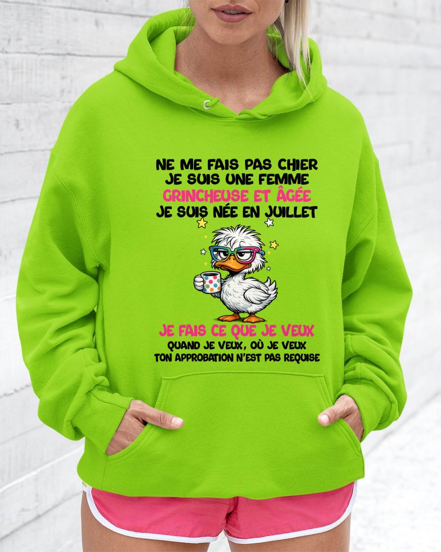 JE SUIS UNE FILLE DE JUILLET - POUR FEMME - TLEE07 (SKU2604-117-07)