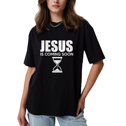 Christian Tee, Christian Faith Unisex T-Shirt/Hoodie/Sweatshirt HLT00 - Jesus Is Coming Soon Countdown til Jesus Christ T-Shirt