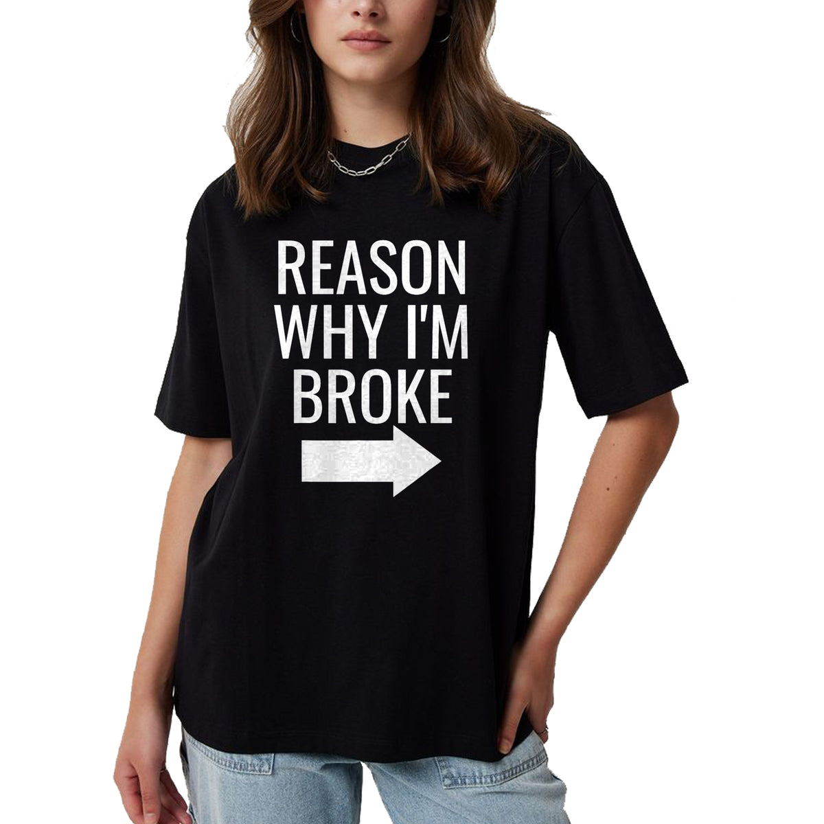 Best Wife Shirt, Wife and Husband Unisex T-Shirt/Hoodie/Sweatshirt HLT00 - Reason Why I'm Broke Spoiled Funny Matching Couples T-Shirt (2)