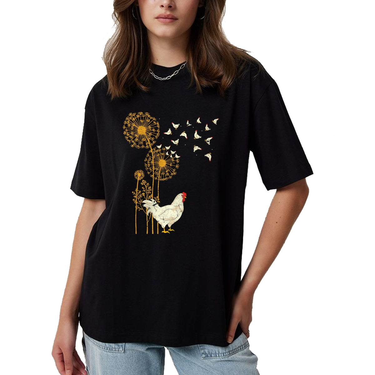 Best Farmer Life Shirt, Funny Farmer UnisexT-Shirt/Hoodie/Sweatshirt HLT00 - Farmer Poultry Bird Flower Farm Animal Dandelion Chicken T-Shirt Small