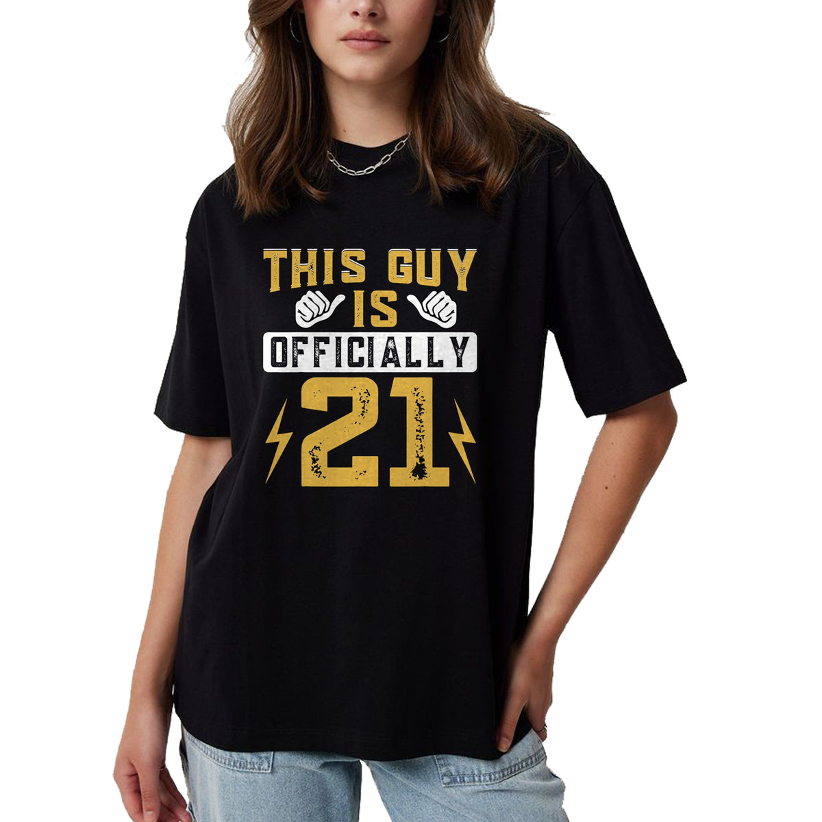 Best Wife Shirt, Wife and Husband Unisex T-Shirt/Hoodie/Sweatshirt HLT00 - This Guy Is Officially 21 Years Of Being Awesome Birthday T-Shirt