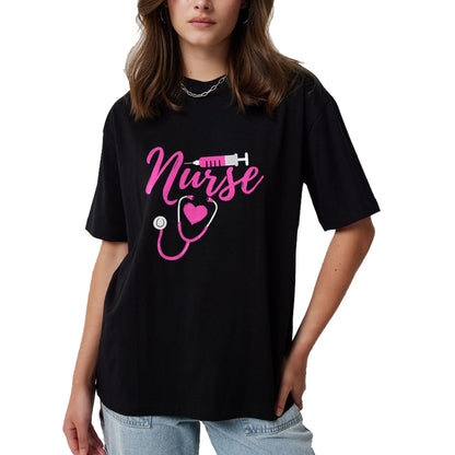 Funny Nurse Shirt, Nurse Unisex T-Shirt/Hoodie/Sweatshirt HLT00 - Happy Nurse Week 2023 Wound Care Nurse RN CNA Work Mom Dad T-Shirt (1)