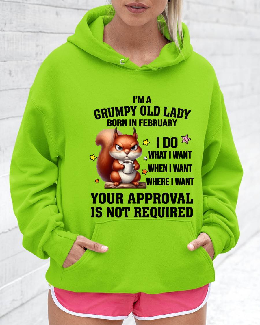FEBRUARY BORN WOMEN DON’T NEED APPROVAL TEE - FOR WOMEN - TLEE02 (SKU2605-211-02)
