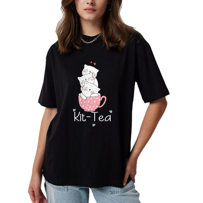Cat Love Shirt, Funny Cat Lover Gift UnisexT-Shirt/Hoodie/Sweatshirt HLT00 - Kit Tea Gift Cat Lover Gift Funny Animal Love T-Shirt Cool T-Shirt