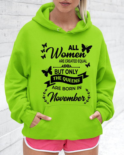 NOVEMBER GIRLS ARE TRUE QUEENS - FOR WOMEN - TLEE11 (SKU2605-58-11)