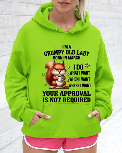 MARCH BORN WOMEN DON’T NEED APPROVAL TEE - FOR WOMEN - TLEE03 (SKU2605-211-03)