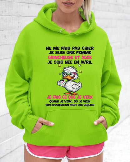 JE SUIS UNE FILLE D’AVRIL - POUR FEMME - TLEE04 (SKU2604-117-04)