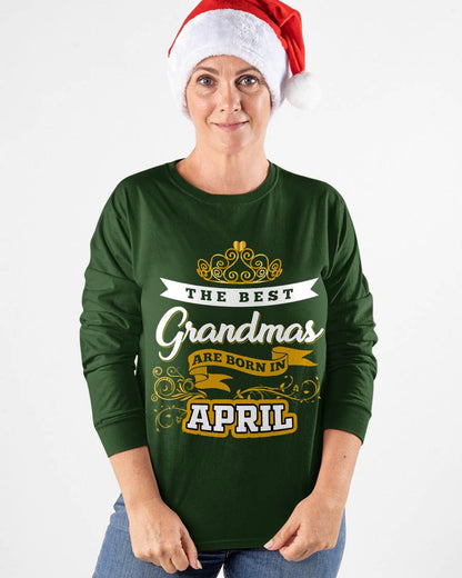 APRIL GRANDMAS ARE THE BEST - FOR WOMEN - TLEE04 (SKU2605-238-04)