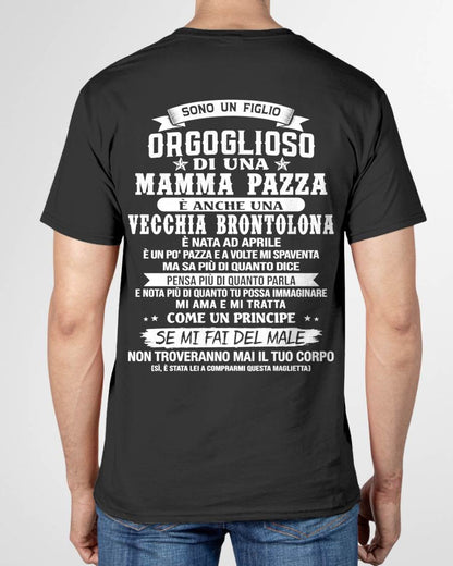 APRILE / FIGLIO DI UNA MAMMA PAZZA - REGALO DA MAMMA  - TLEE04 (SKU2606-204-04)