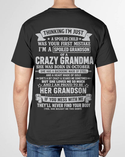 OCTOBER - GRANDMA’S PROTECTION MODE: ON - FROM GRANDMA - TLEE10 (SKU2607-06-10)