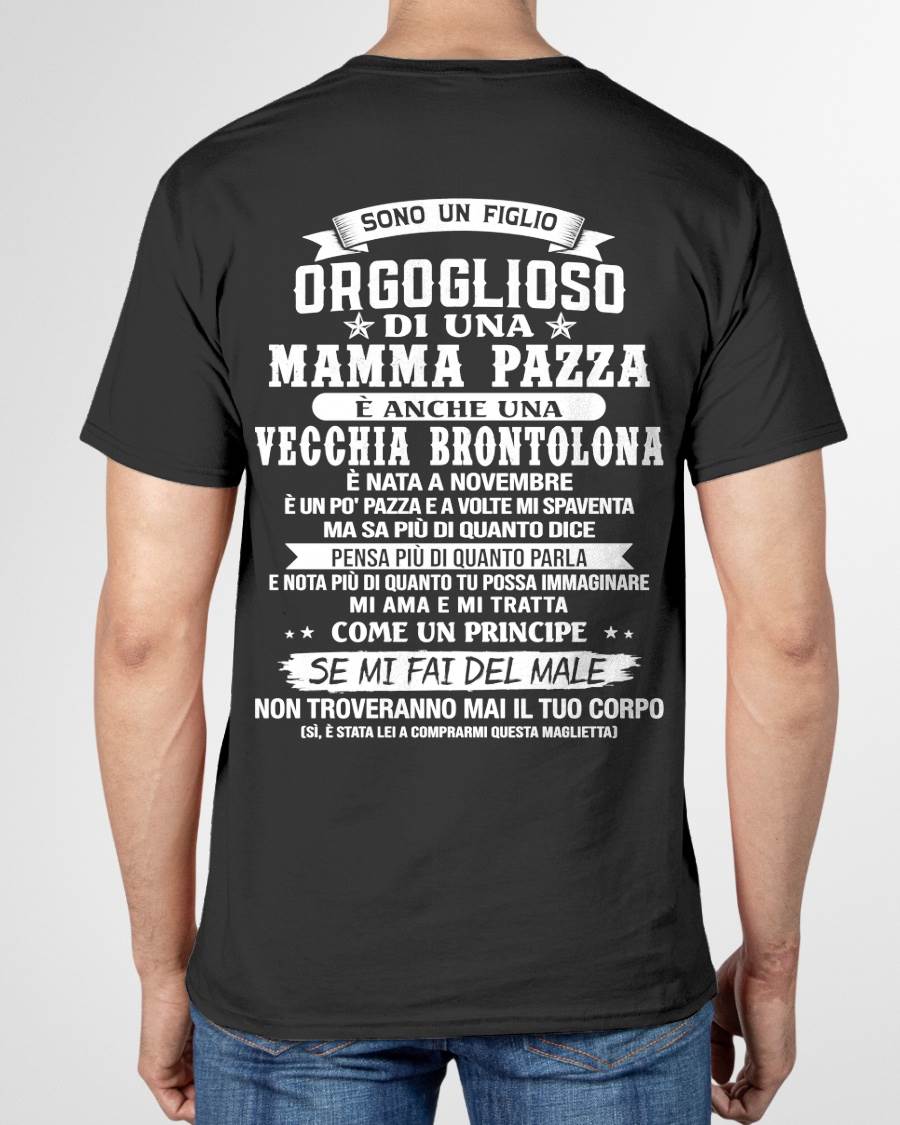 NOVEMBRE / FIGLIO DI UNA MAMMA PAZZA - REGALO DA MAMMA  - TLEE11 (SKU2606-204-11)