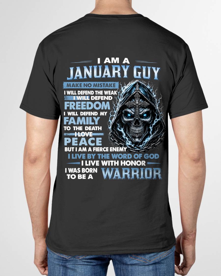 JANUARY GUY – NEVER BACK DOWN - FOR MAN - TLEE01 (SKU2607-271-01)