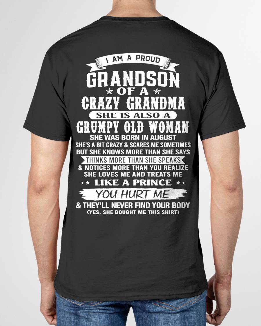 AUGUST - GRANDSON OF A CRAZY GRANDMA - FROM GRANDMA - TLEE08 (SKU2606-274-08)