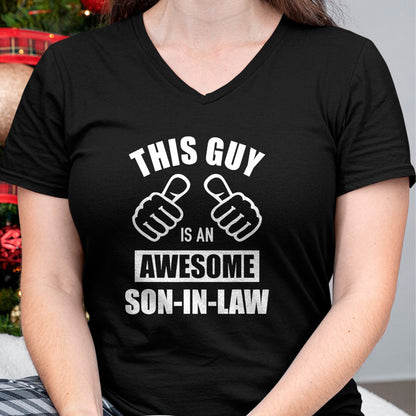 Best Wife Shirt, Wife and Husband Unisex T-Shirt/Hoodie/Sweatshirt HLT00 - This guy awesome son-in-law from father-in-law T-Shirt