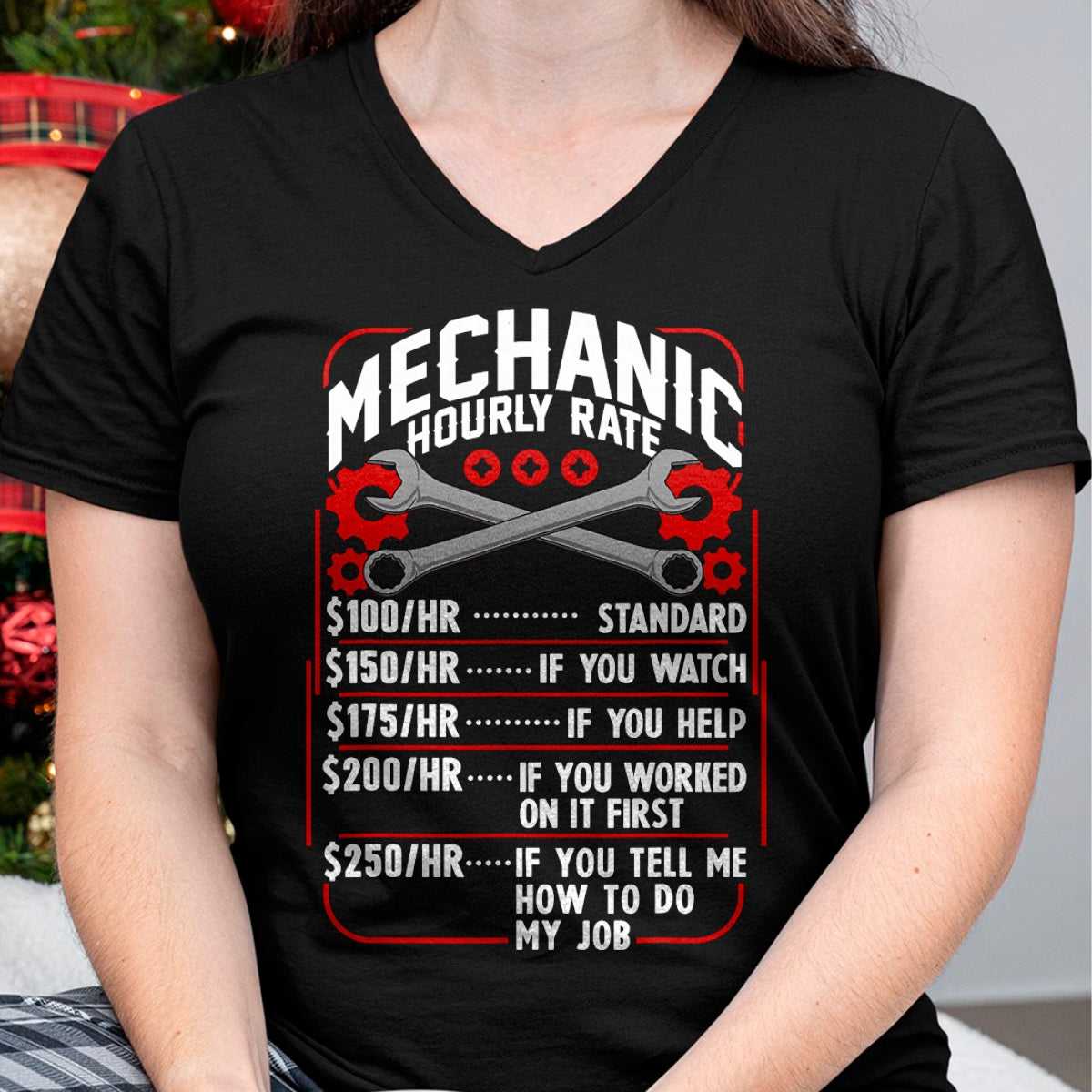 Best Mechanic Life Shirt, Funny Mechanic UnisexT-Shirt/Hoodie/Sweatshirt HLT00 - Mechanic Hourly Rate Car Auto Repairman Labor Rates T-Shirt (1)