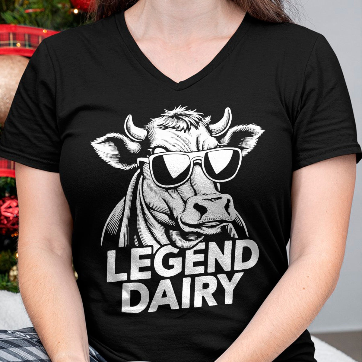 Best Farmer Life Shirt, Funny Farmer UnisexT-Shirt/Hoodie/Sweatshirt HLT00 - Legend Dairy Funny Farm Animal Cow Sunglass Farmer Farming T-Shirt
